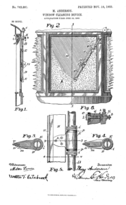 Mary Anderson Patent for windshield wipers in 1903