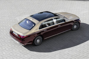 Mercedes-Maybach S-Class two tone exterior colour lwb and sky light panoramic roof