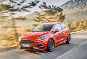 Ford Fiesta ST exterior colour in red 