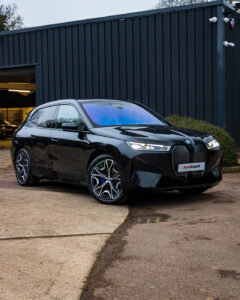 2022 BMW iX Black Crystal exterior shot